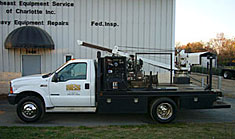 SES Flatbed Truck